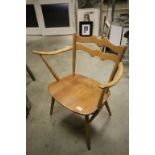 Ercol Captains Elbow Chair with Label