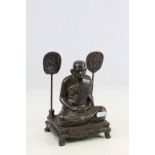 Oriental Seated Monk marked to base