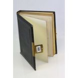 Empty vintage Leather bound CDV Photograph album