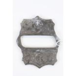 Antique Cast Lead Scroll Stand