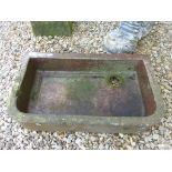 19th century Salt Glazed Stoneware Sink