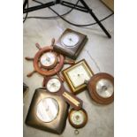 Small collection of vintage Barometers