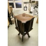 Early 20th century Small Mahogany Revolving Bookcase