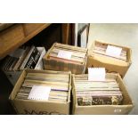 Large collection of Vinyl LP's in five boxes