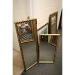 Two Rectangular Gilt Framed Mirrors
