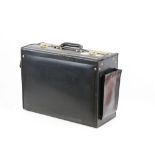 Large Black Leather Briefcase (code 200 200)
