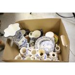 Collection of vintage ceramics to include jugs, vases etc