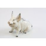 Beswick ceramic model of a sitting Pig, number 832