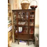 Edwardian Mahogany Glazed Display Cabinet