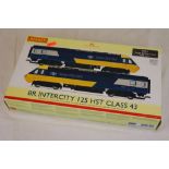 Boxed ltd edn Hornby R3403 BR Intercity 125 HST Class 43 '40th Year of Service' Train Pack with