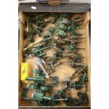 Collection of military diecast artillery and guns to include Dinky, Crescent & Britains (