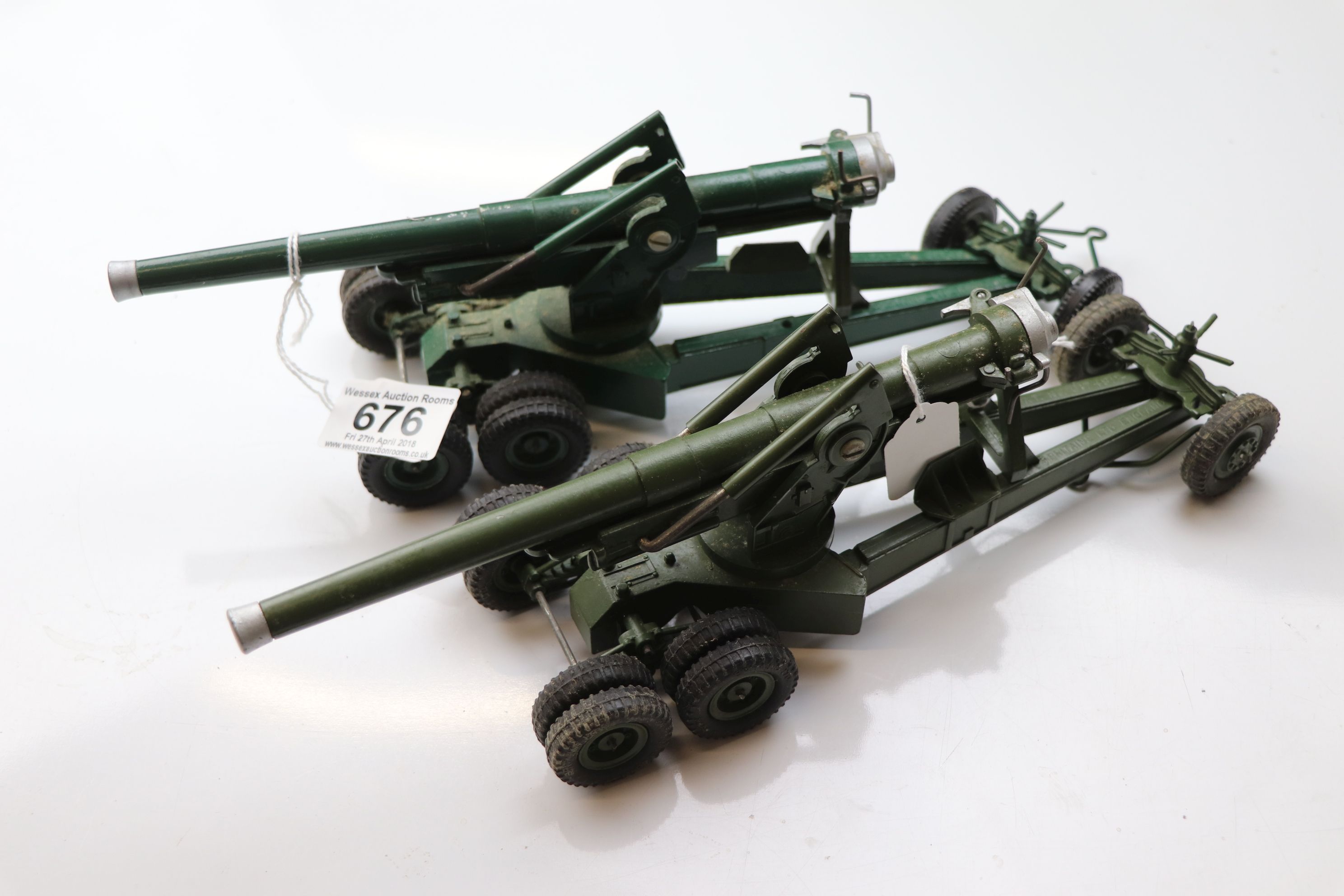 Boxed Britains 2064 155mm plus another Britains gun both with missiles, both gd with some paint - Image 3 of 7