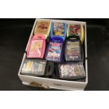 Collection of 48 Top Trumps gaming card sets with many sealed, including Star Wars, Transformers,