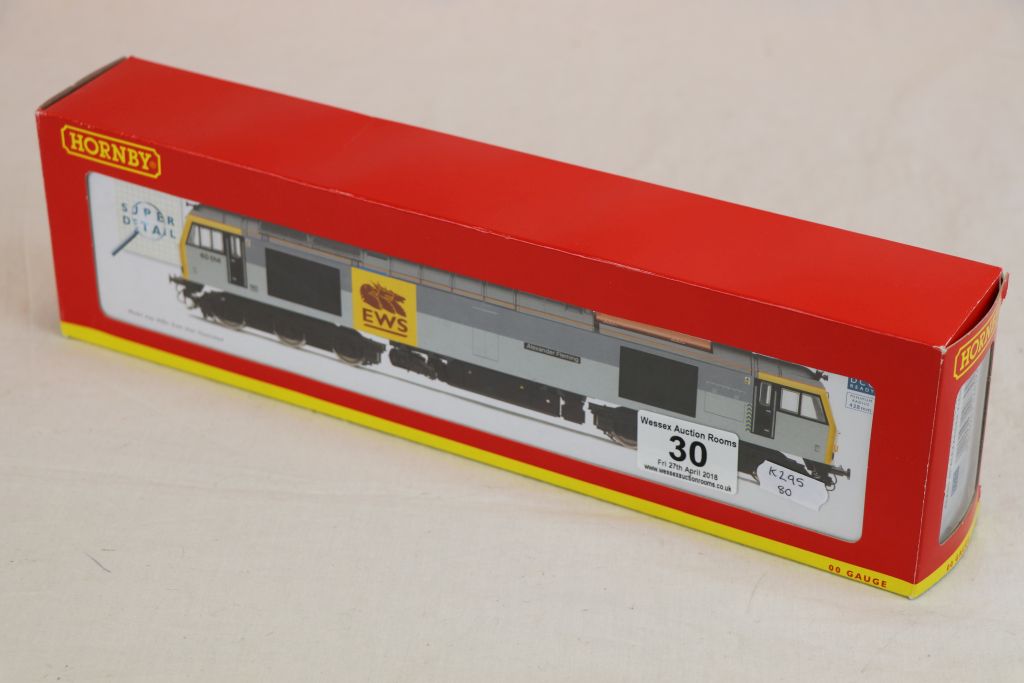 Boxed Hornby OO gauge R2639 DCC Ready Super Detail EWS Trainload Co-Co Diesel Electric Class 60 - Image 2 of 4