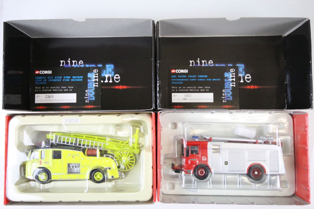Twenty Boxed Corgi Limited Edition 1:50 ' Nine Double Nine ' Emergency Vehicle Models to include - Image 7 of 11