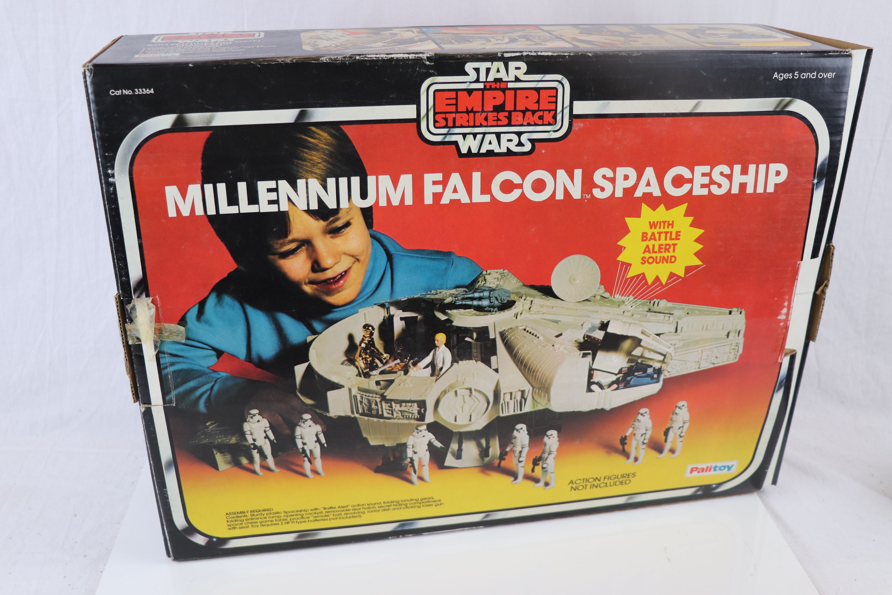 Star Wars - Original boxed Palitoy The Empire Strikes Back Millennium Falcon Spaceship in gd play - Image 2 of 5
