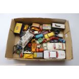 Collection of vintage diecast models to include mainly Matchbox Lesney fetauring a boxed 8