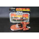 Star Wars - Original boxed Kenner Land Speeder in gd play worn condition with gd box that has a 2.5"