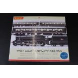Boxed Hornby OO gauge ltd edn R2979 West Coast Railways Pullman Train Pack comprising of BR 4-6-0