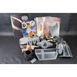 Star Wars - Group of five original vehicles and accessories to include Tie Fighter, Imperial Troop