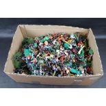 Large Collection of Plastic Soldiers, Knights and other Figures