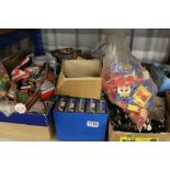 Large quantity of Lego circa 1980s onwards including many different bricks and accessories, part