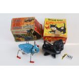 Two boxed Triang Minic clockwork toys to include Kitty and Butterfly and Miss Muffets Great