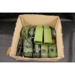 11 Dinky Diecast Military Vehicles including Leopard Tank, 7.5cm Tank Destroyer, Foden Lorry,