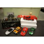 Boxed Auto Art Racing Division Porsche 911 (997) GT3 RSR, boxed GT Spirit Porsche and 7 other models