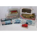 Seven boxed diecast models to include Corgi x 4, Corgi Original Omnibus x 2 and EFE x 1, some box