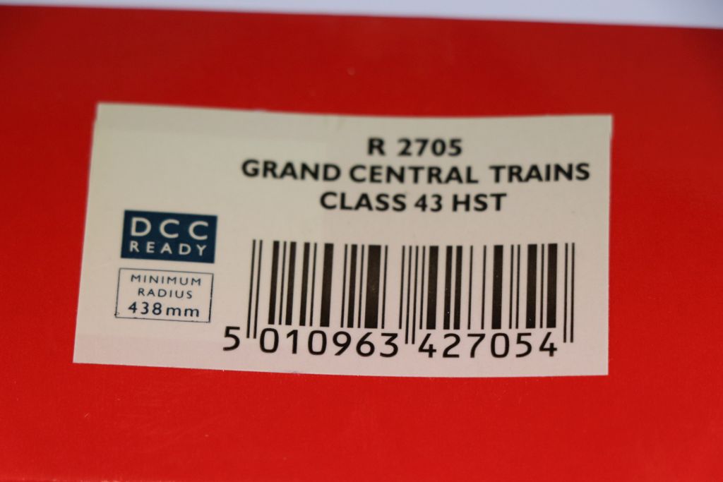 Boxed Hornby OO gauge DCC Ready R2705 Grand Central Trains Class 43 HST - Image 4 of 4