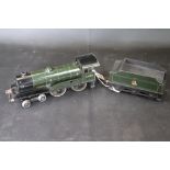 Bassett Lowke O gauge electric BR green 4-4-0 Prince Charles No 62136 locomotive & tender