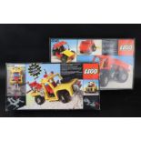 Two boxed Lego Technic sets to include 8846 Tow Truck and 8848 Power Truck, both appear to be