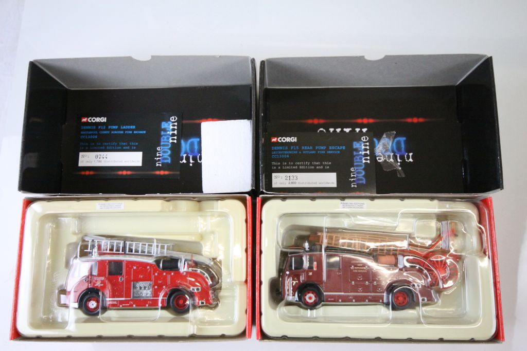 Twenty Boxed Corgi Limited Edition 1:50 ' Nine Double Nine ' Emergency Vehicle Models to include - Image 9 of 11