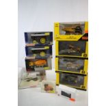 Ten boxed diecast models to include Corgi x 2, New Holland Construction x 3, Wiking x 2, CAT x 1,