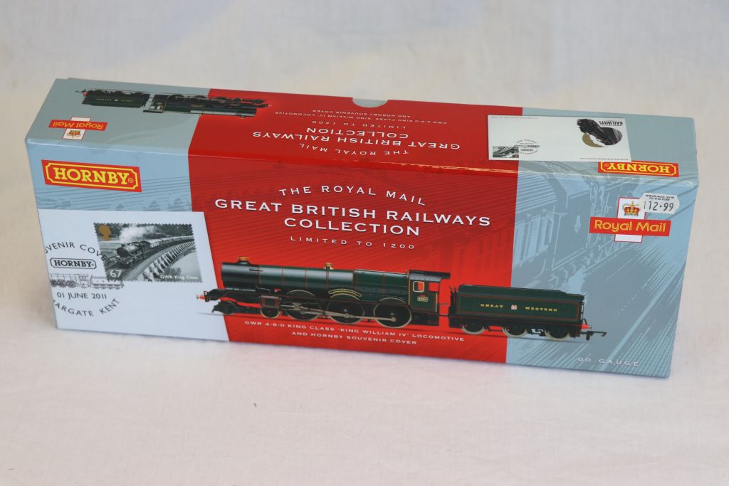 Boxed Hornby OO Gauge ltd edn The Royal Mail Great British Railways Collection GWR 4-6-0 King