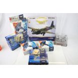 Seven boxed 1:72 Corgi The Aviation Archive models to include ltd edn World War II AA34802 Vickers