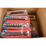 21 Boxed Lima OO gauge coaches to include 30657 x 4, 305331 x 2, 305312 x 2, 305332 x 2, 305364 x 2,