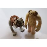 Star Wars - Original Tauntaun and Hoth Wampas figures, gd overall condition, both Hong Kong