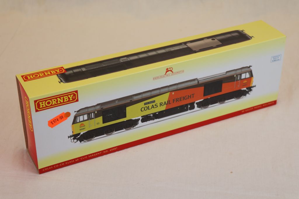 Boxed Hornby OO gauge R3572 DCC Ready Colas Co-Co Diesel Electric Class 60 Clic Sargent No 60087 - Image 2 of 4