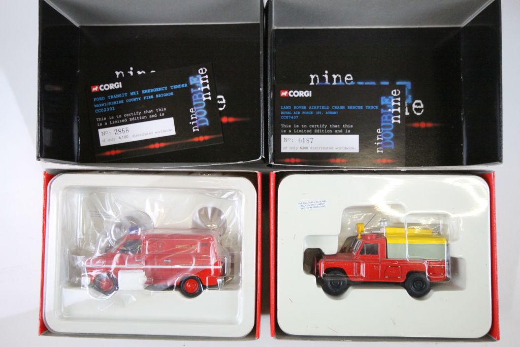 Twenty Boxed Corgi Limited Edition 1:50 ' Nine Double Nine ' Emergency Vehicle Models to include - Image 3 of 11