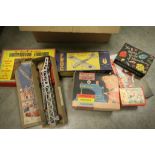 Group of toys and games to include boxed Chad Valley Give-a-Show Projector, boxed Vulcan Junior