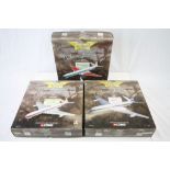 Three boxed 1:144 Corgi The Aviation Archive Classic Jetliners models to include 1st Issue 48502 D.