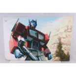 Transformers - ltd edn Optimus Prime canvas print with coa 30 x 20"