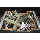 Collection of Model Airplanes and Helicopters including Four Dinky - 2 x Junkers, Phantom II,