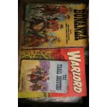 Collection of Mixed Reference Book and a Collection of Annuals including Eagle, Warlord, Bonanza,