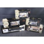 Five boxed ltd edn Corgi Guiness diecast models to include 75407 Leyland DAF Curtainside, 22504,