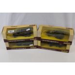Four boxed Solido Les Militaires models to include 6045 GMC Lot 7, 6046 Mercedes Ambulance, 6053