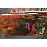 Collection of approximately 93 Comics and Books mainly 2000 AD Judge Dredd plus Jeff Hawke Comic