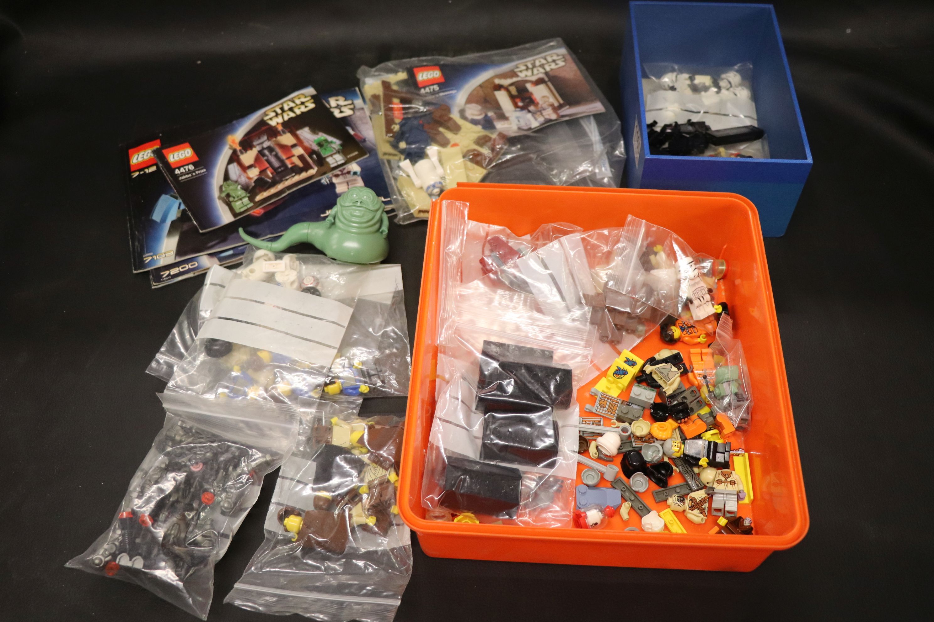 Group of Star Wars Lego to include mini figures and Jabba The Hutt